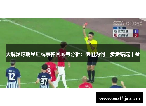 大牌足球明星红牌事件回顾与分析：他们为何一步走错成千金